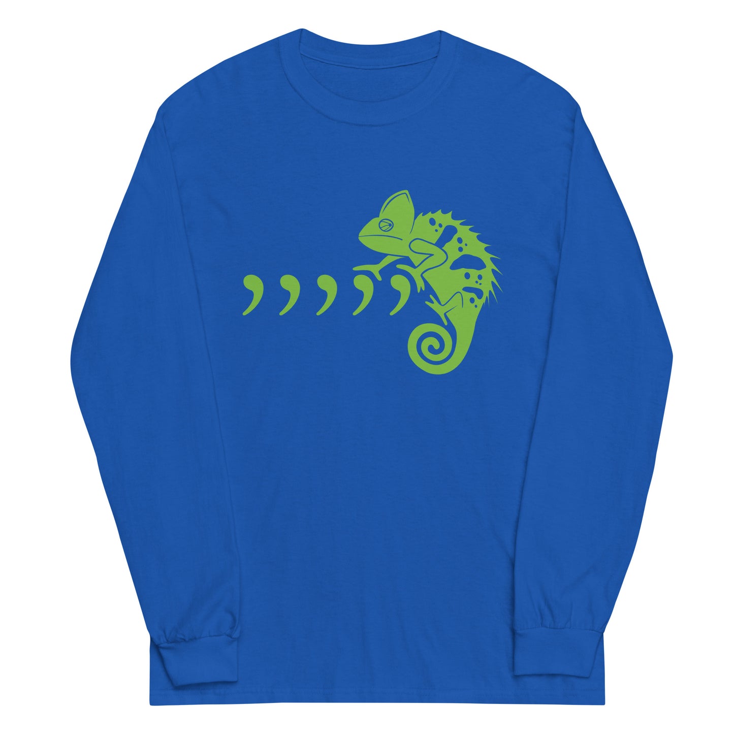 Comma Chameleon Unisex Long Sleeve Tee