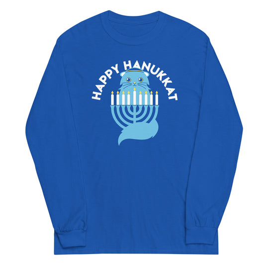 Happy Hanukkat Unisex Long Sleeve Tee