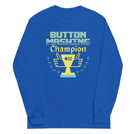 Button Mashing Champion Unisex Long Sleeve Tee