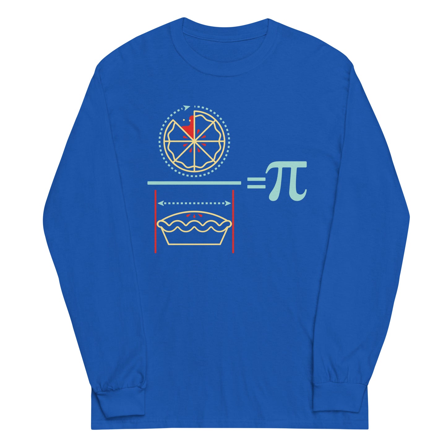 Pi Equation Unisex Long Sleeve Tee