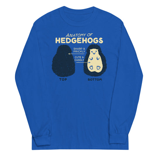 Anatomy Of Hedgehogs Unisex Long Sleeve Tee