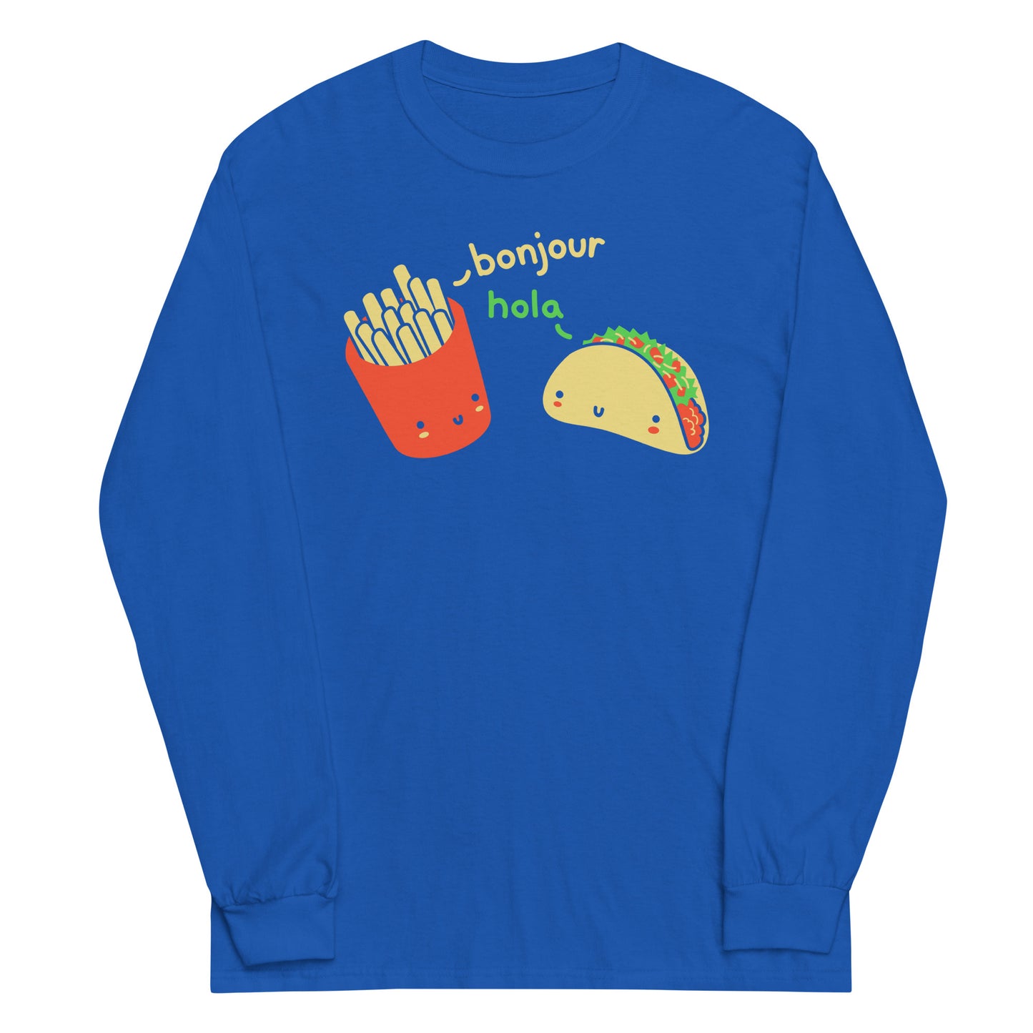 Hola Taco Unisex Long Sleeve Tee