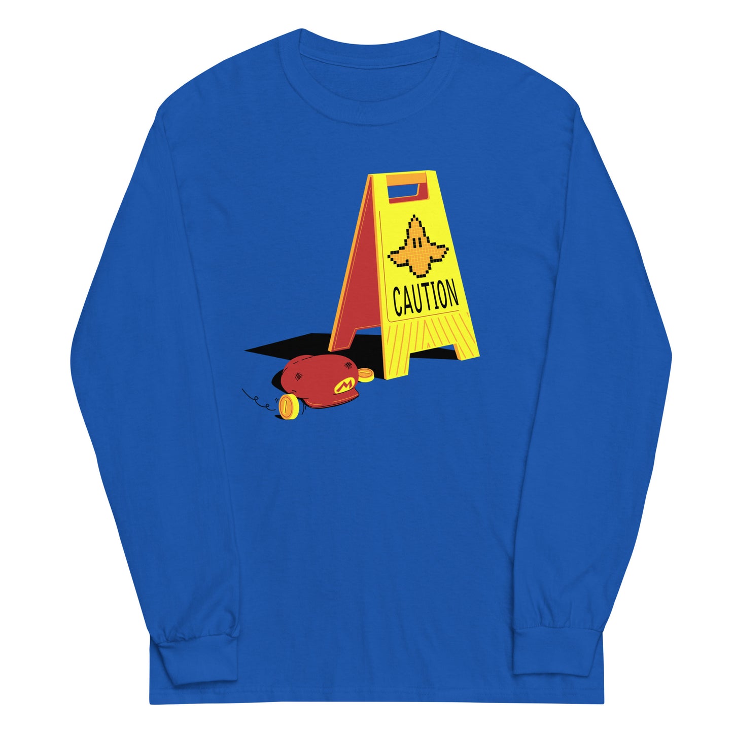 Caution Banana Unisex Long Sleeve Tee