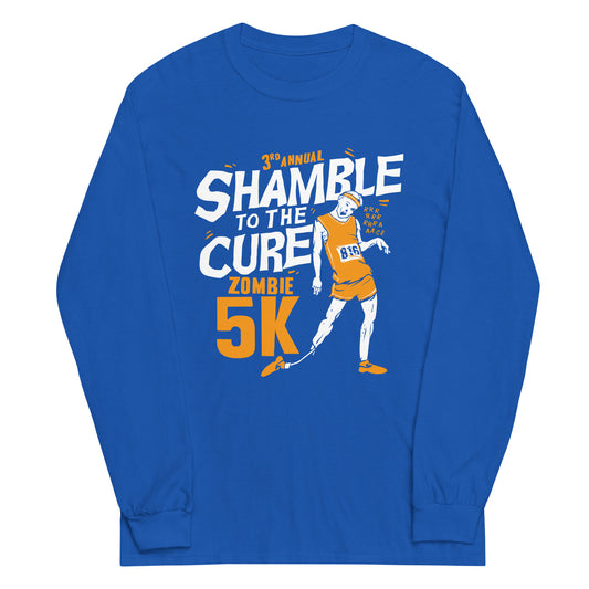 Shamble To The Cure Zombie 5K Unisex Long Sleeve Tee