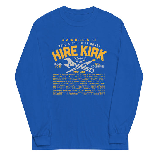 Hire Kirk Unisex Long Sleeve Tee