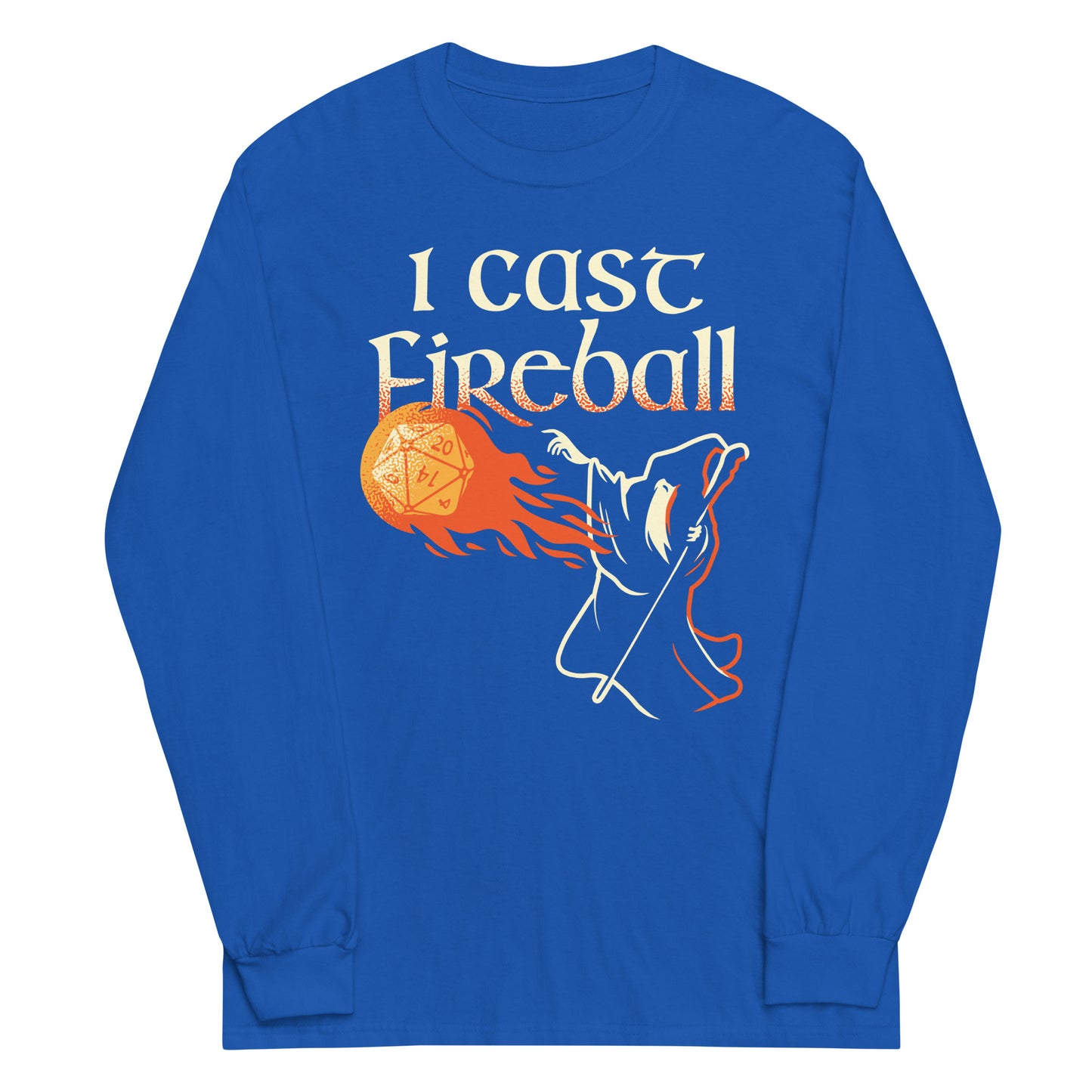 I Cast Fireball Unisex Long Sleeve Tee