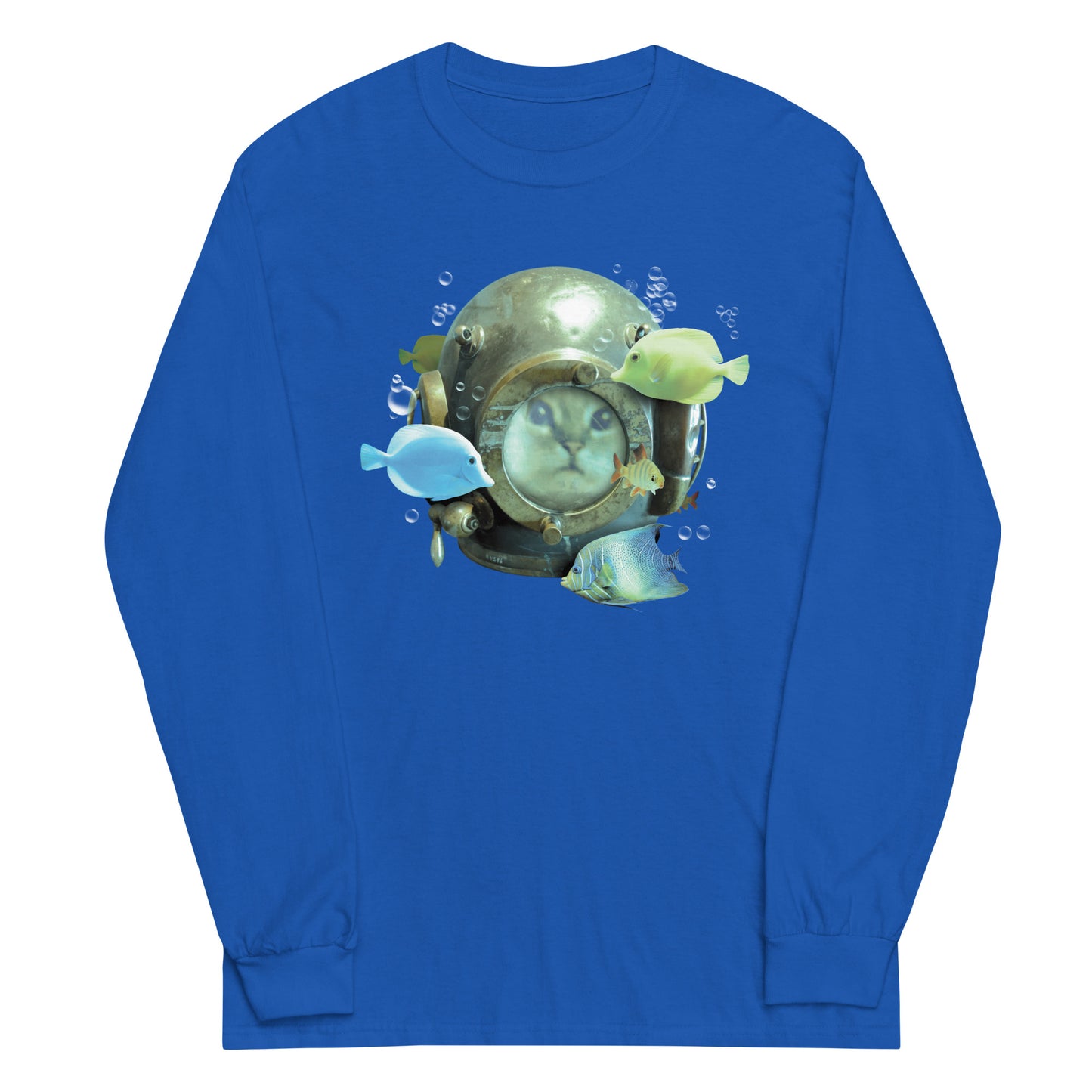 20,000 Purrrs Under The Sea Unisex Long Sleeve Tee