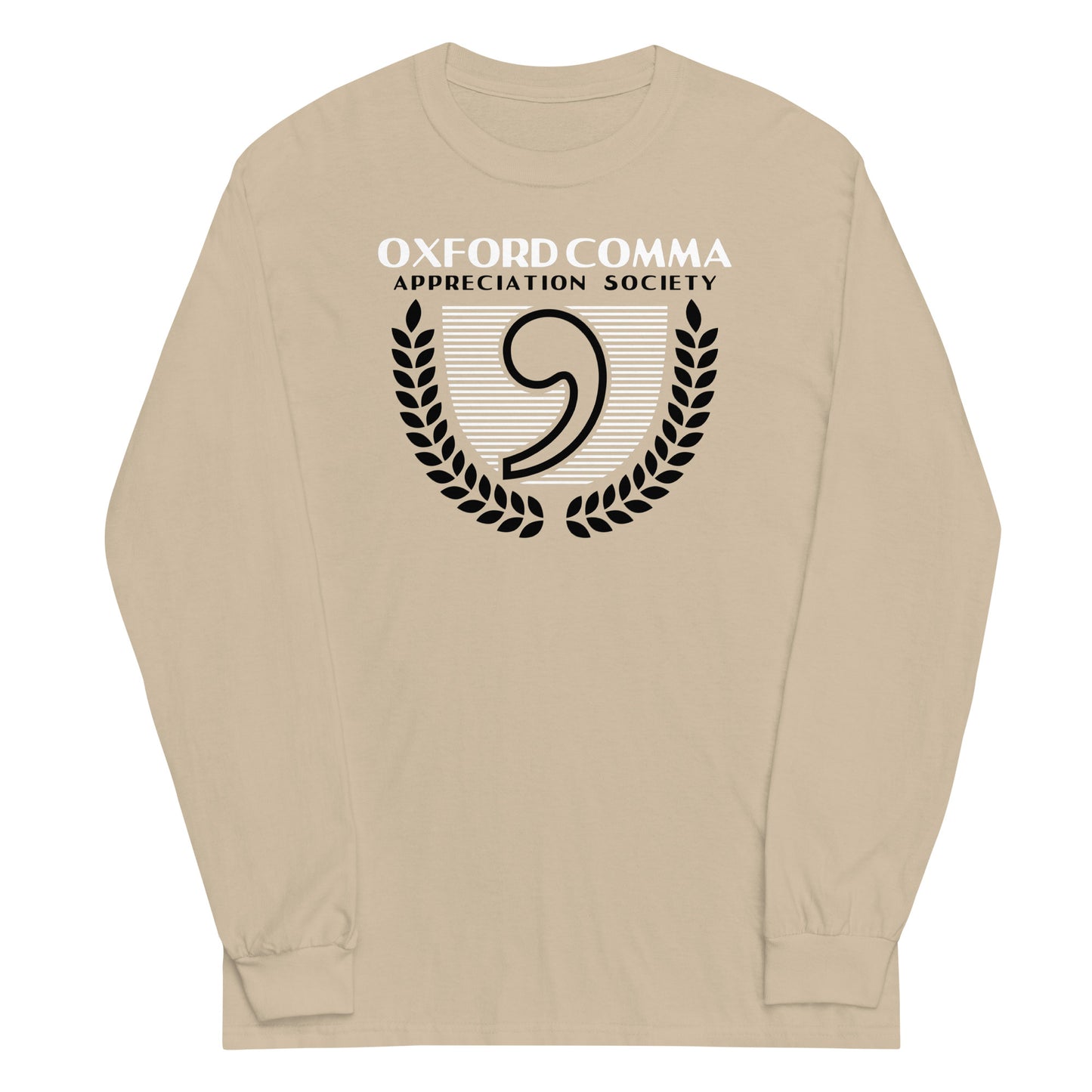 Oxford Comma Appreciation Society Unisex Long Sleeve Tee