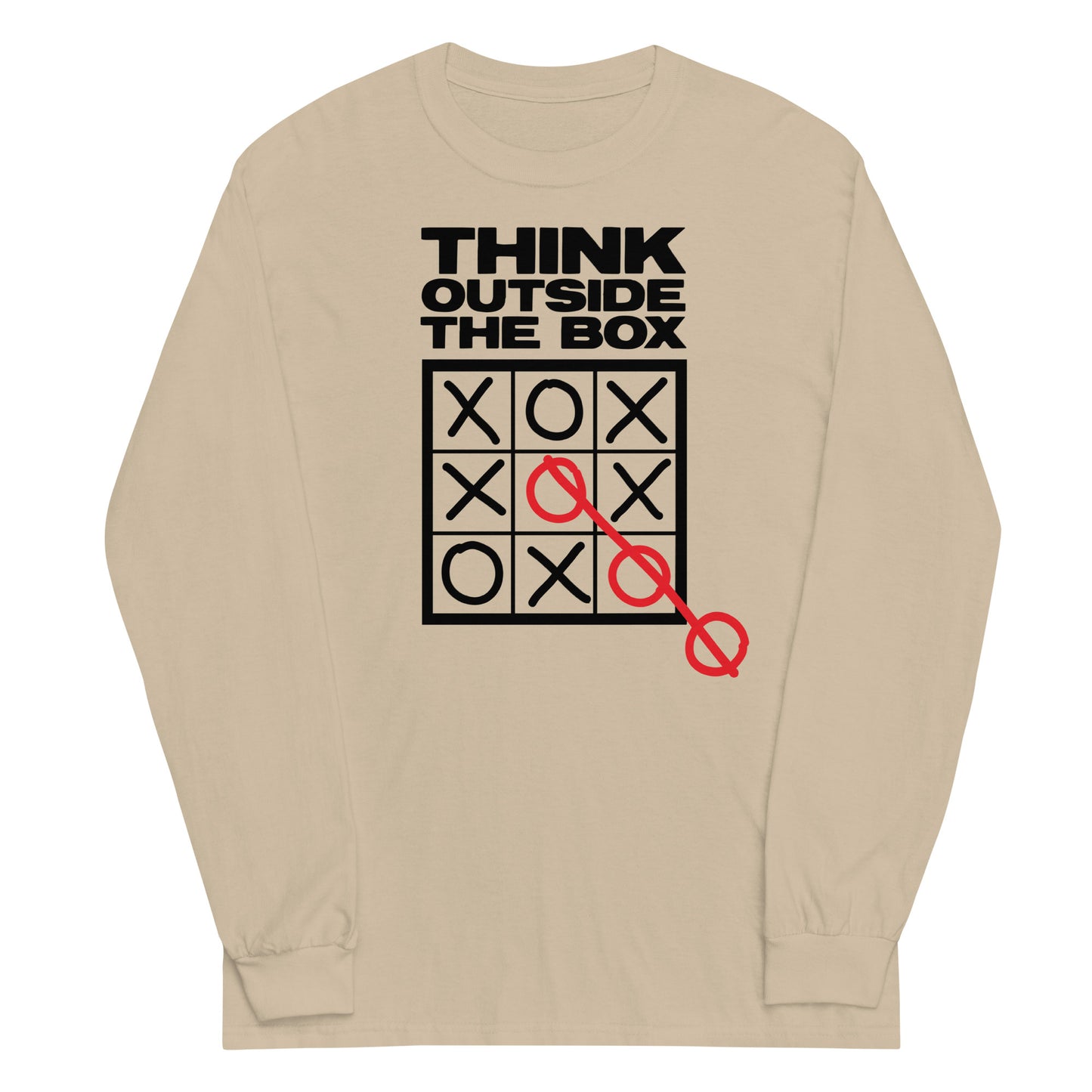 Think Outside The Box Unisex Long Sleeve Tee