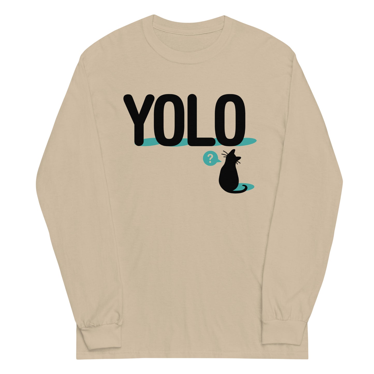 YOLO Cat Unisex Long Sleeve Tee