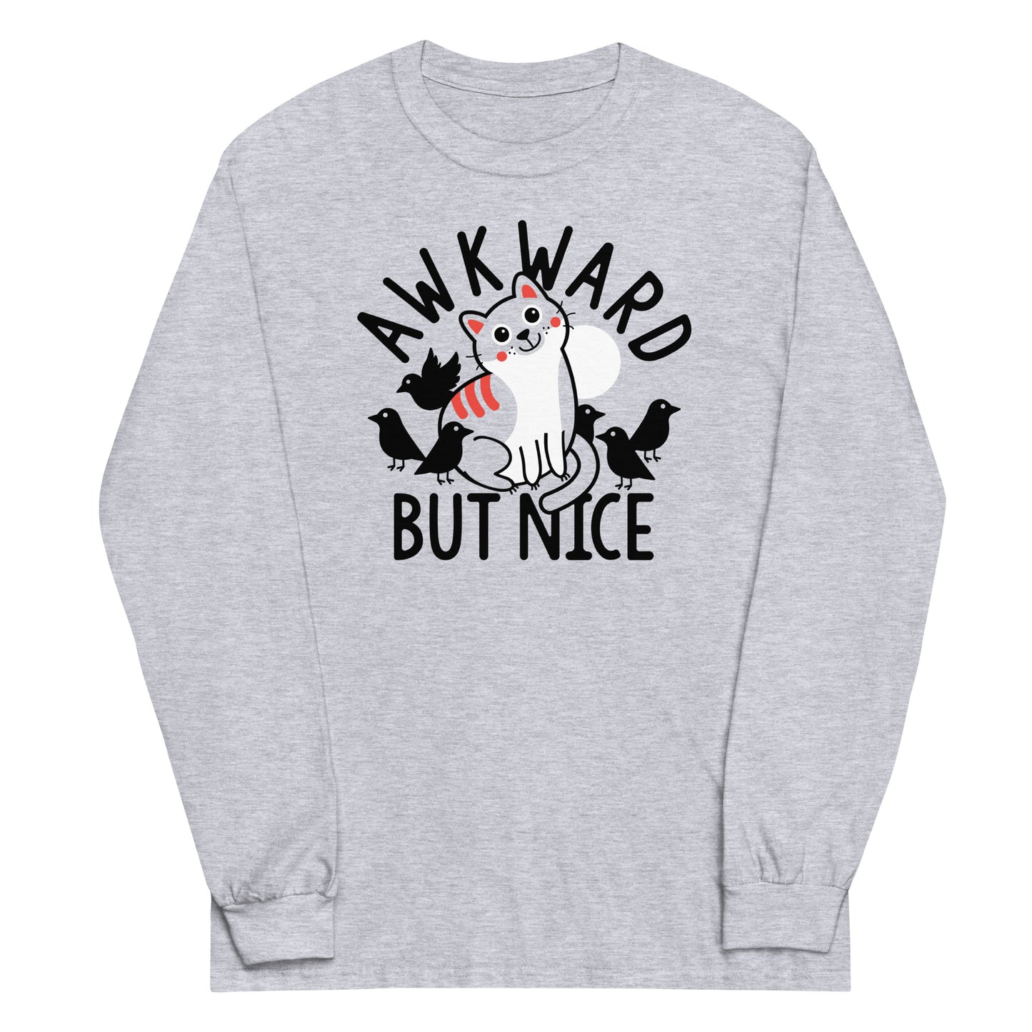 Awkward But Nice Unisex Long Sleeve Tee