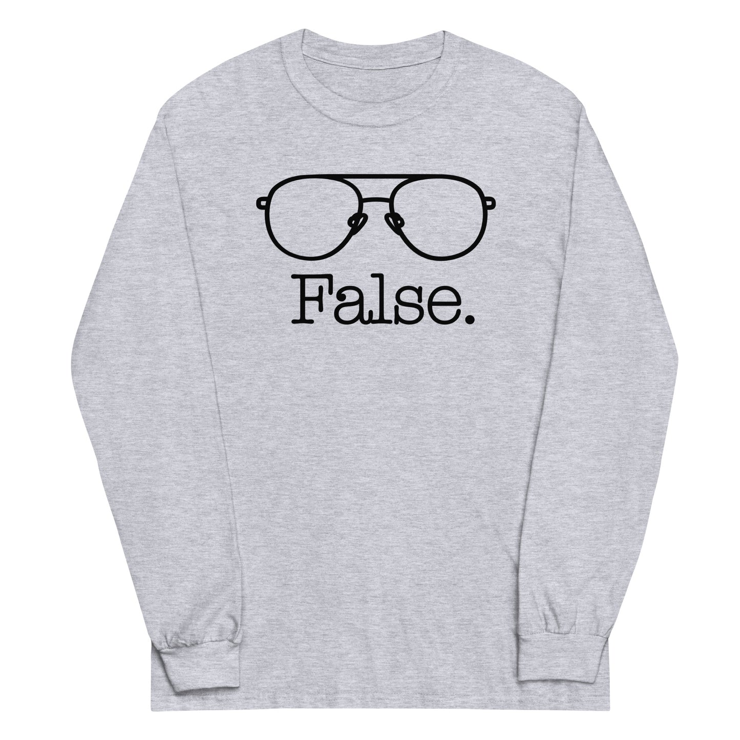 False Glasses Unisex Long Sleeve Tee