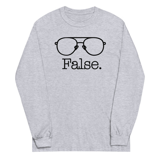 False Glasses Unisex Long Sleeve Tee