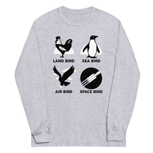 Types Of Birds Unisex Long Sleeve Tee