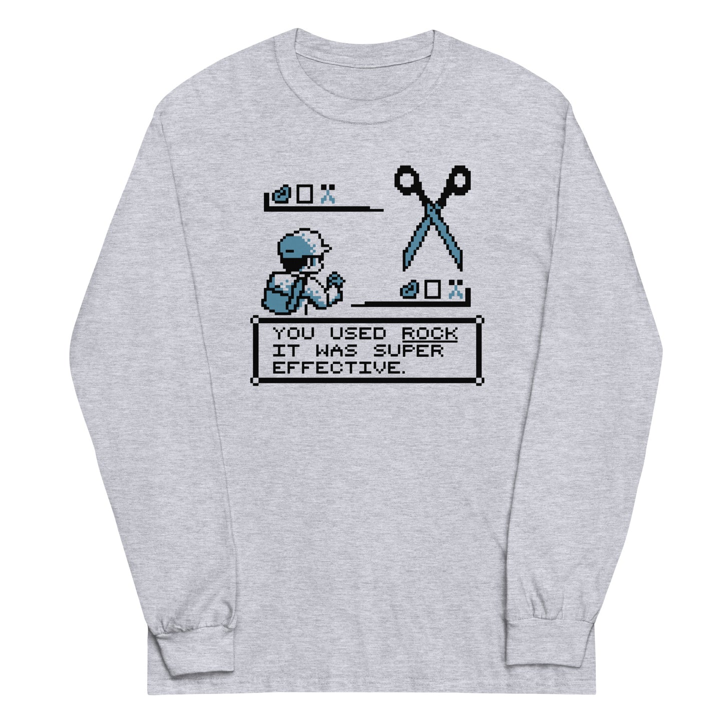 Rock Paper Scissors Battle Unisex Long Sleeve Tee