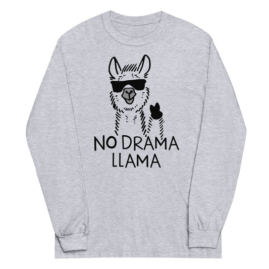 No Drama Llama Unisex Long Sleeve Tee