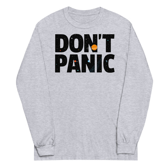 Don't Panic Unisex Long Sleeve Tee