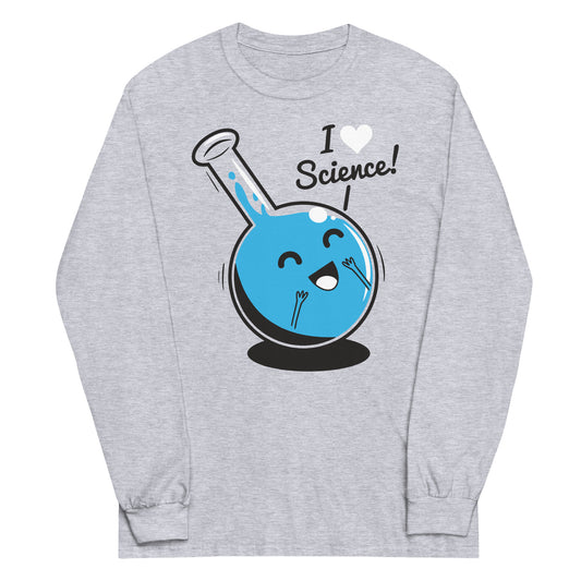 I Heart Science Unisex Long Sleeve Tee