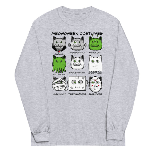 Meowoween Costumes Unisex Long Sleeve Tee