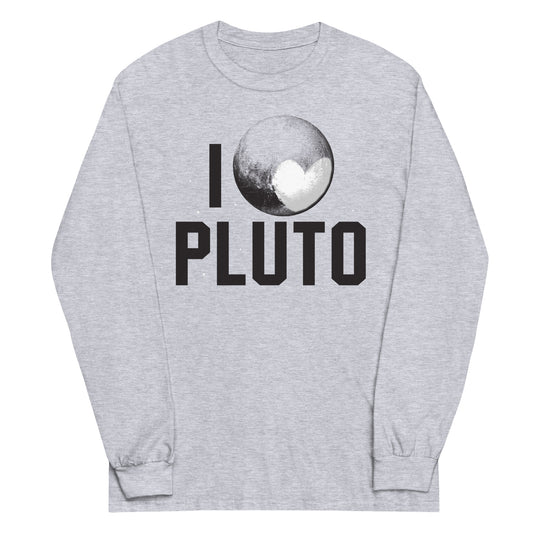 I Heart Pluto Unisex Long Sleeve Tee