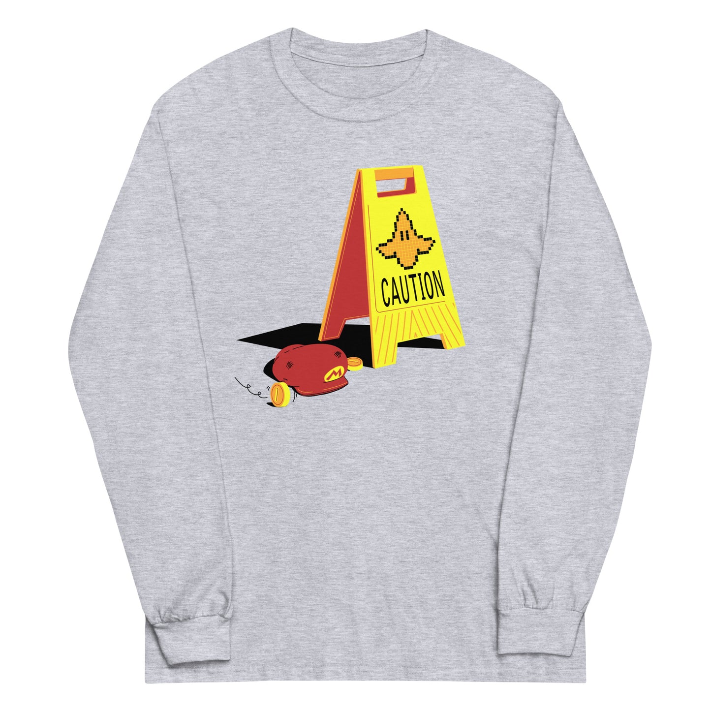 Caution Banana Unisex Long Sleeve Tee