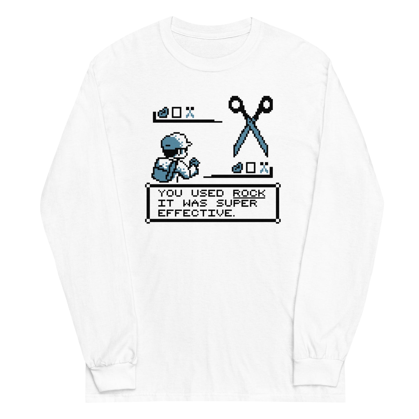 Rock Paper Scissors Battle Unisex Long Sleeve Tee