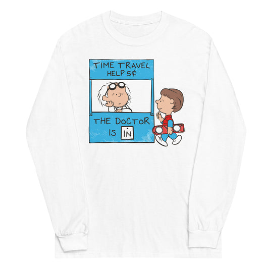 The Doctor Is In Unisex Long Sleeve Tee