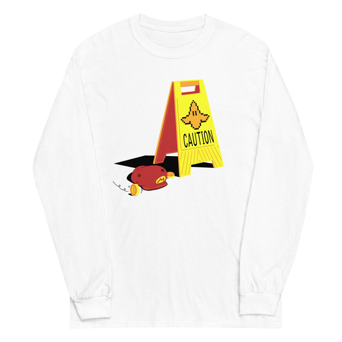 Caution Banana Unisex Long Sleeve Tee