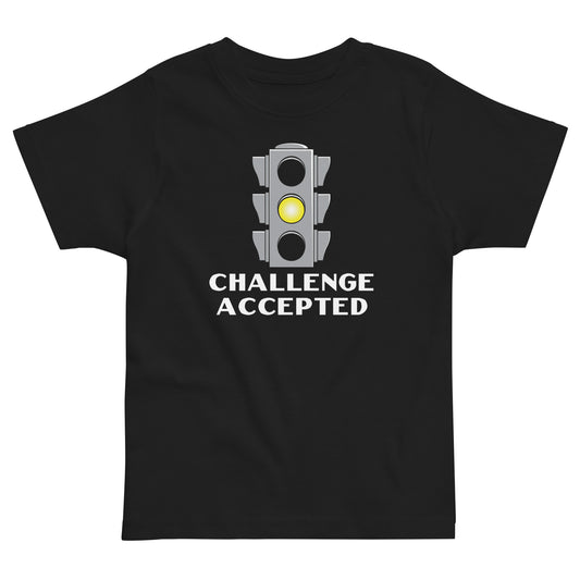 Challenge Accepted Stoplight Kid's Toddler Tee