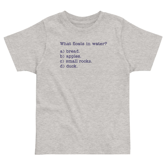 What Floats In Water? Kid's Toddler Tee
