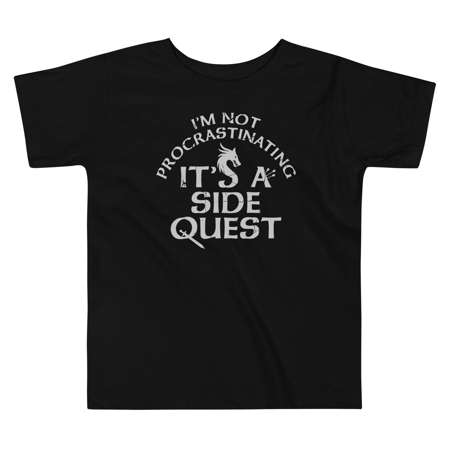 I'm Not Procrastinating, It's A Side Quest Kid's Toddler Tee