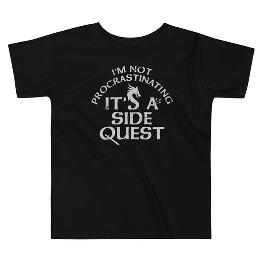 I'm Not Procrastinating, It's A Side Quest Kid's Toddler Tee