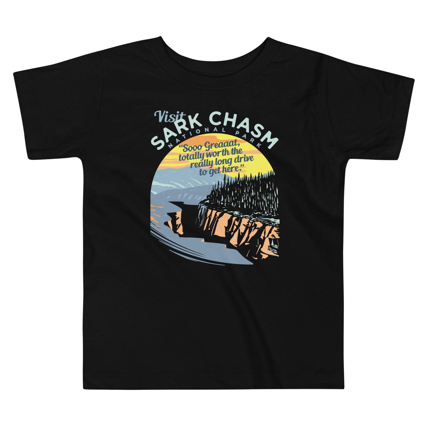 Visit Sark Chasm Kid's Toddler Tee