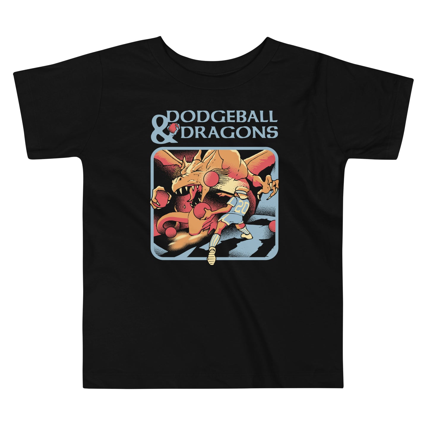 Dodgeball And Dragons Kid's Toddler Tee