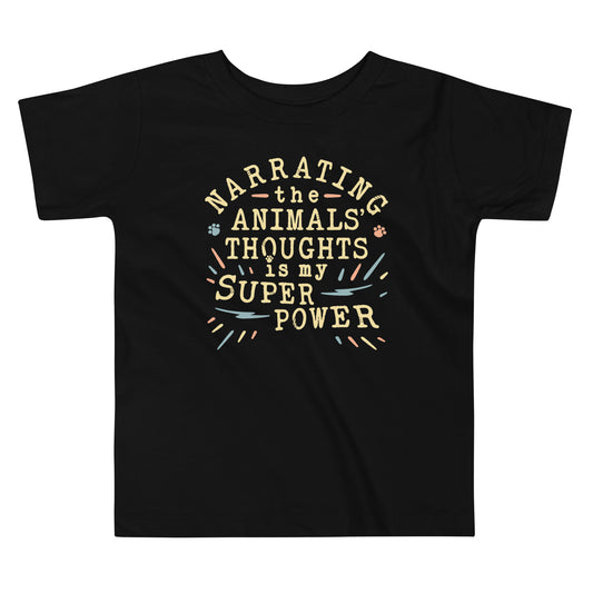 Narrating The Animals Thoughts Kid's Toddler Tee