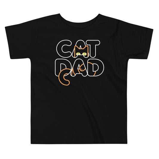 Cat Dad Kid's Toddler Tee