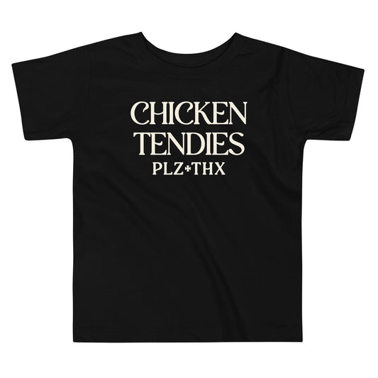 Chicken Tendies Plz Thx Kid's Toddler Tee