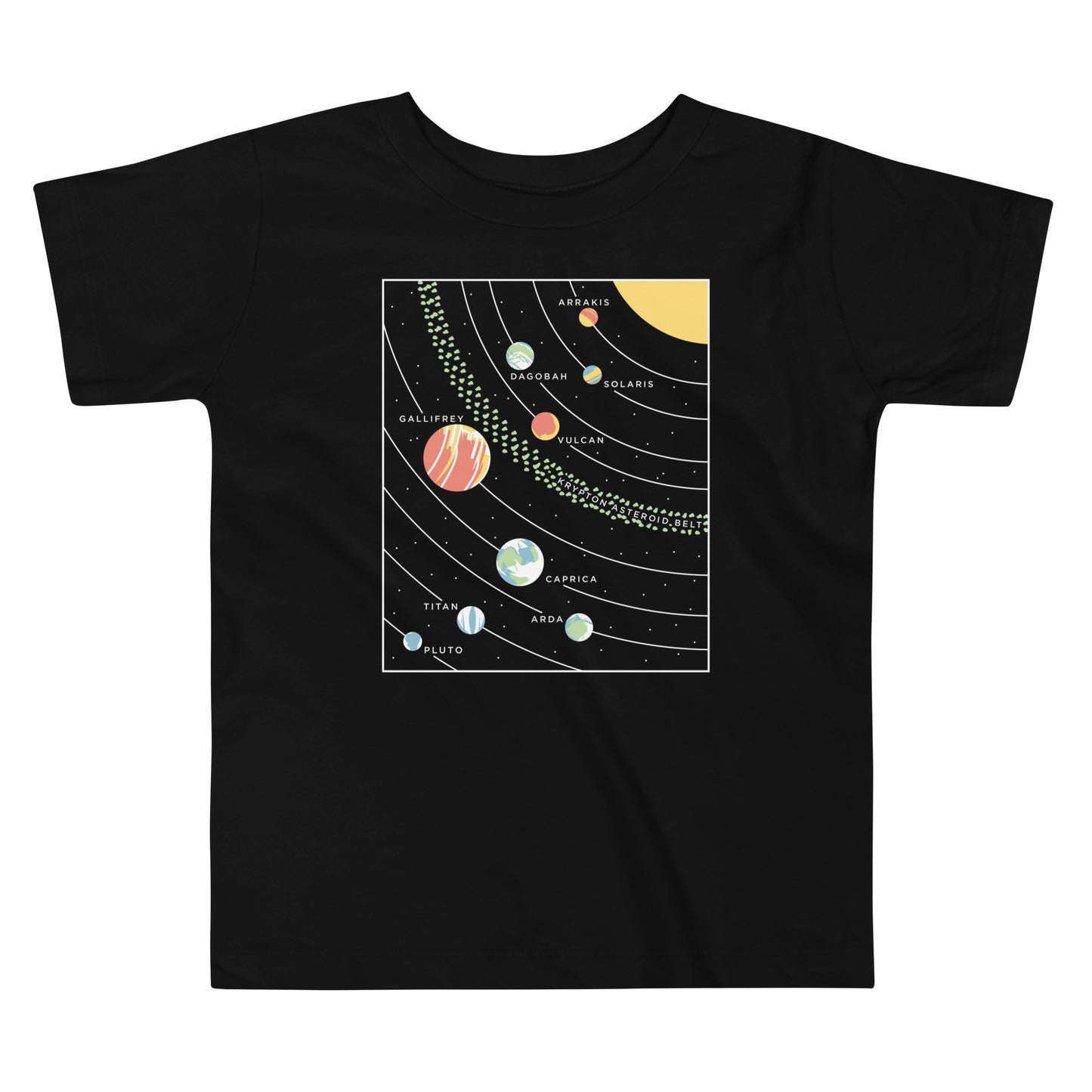 9 Planets Kid's Toddler Tee