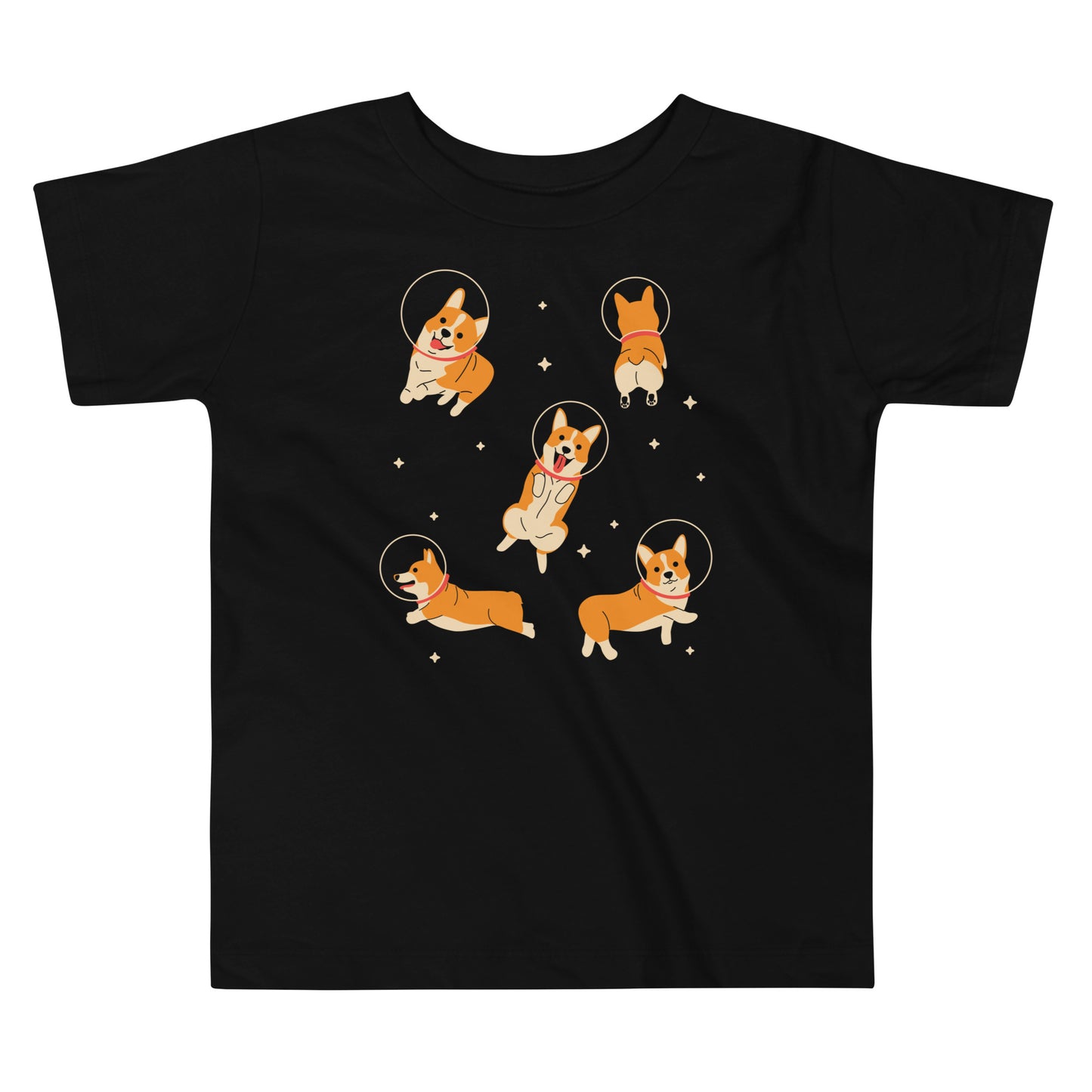 Corgis In Space Kid's Toddler Tee