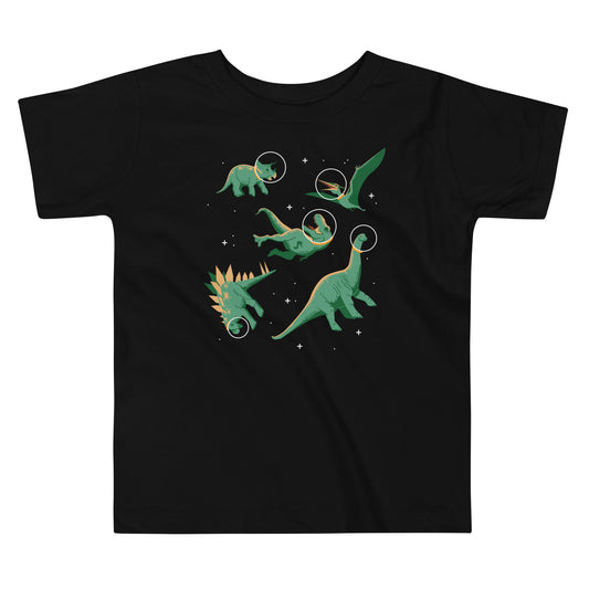 Dinos In Space Kid's Toddler Tee