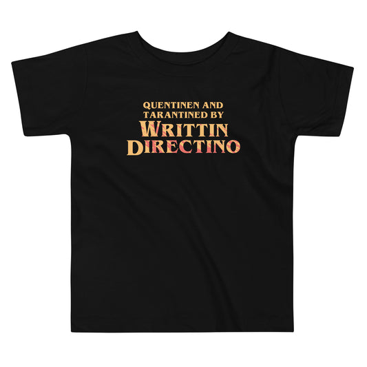 Writtin Directino Kid's Toddler Tee