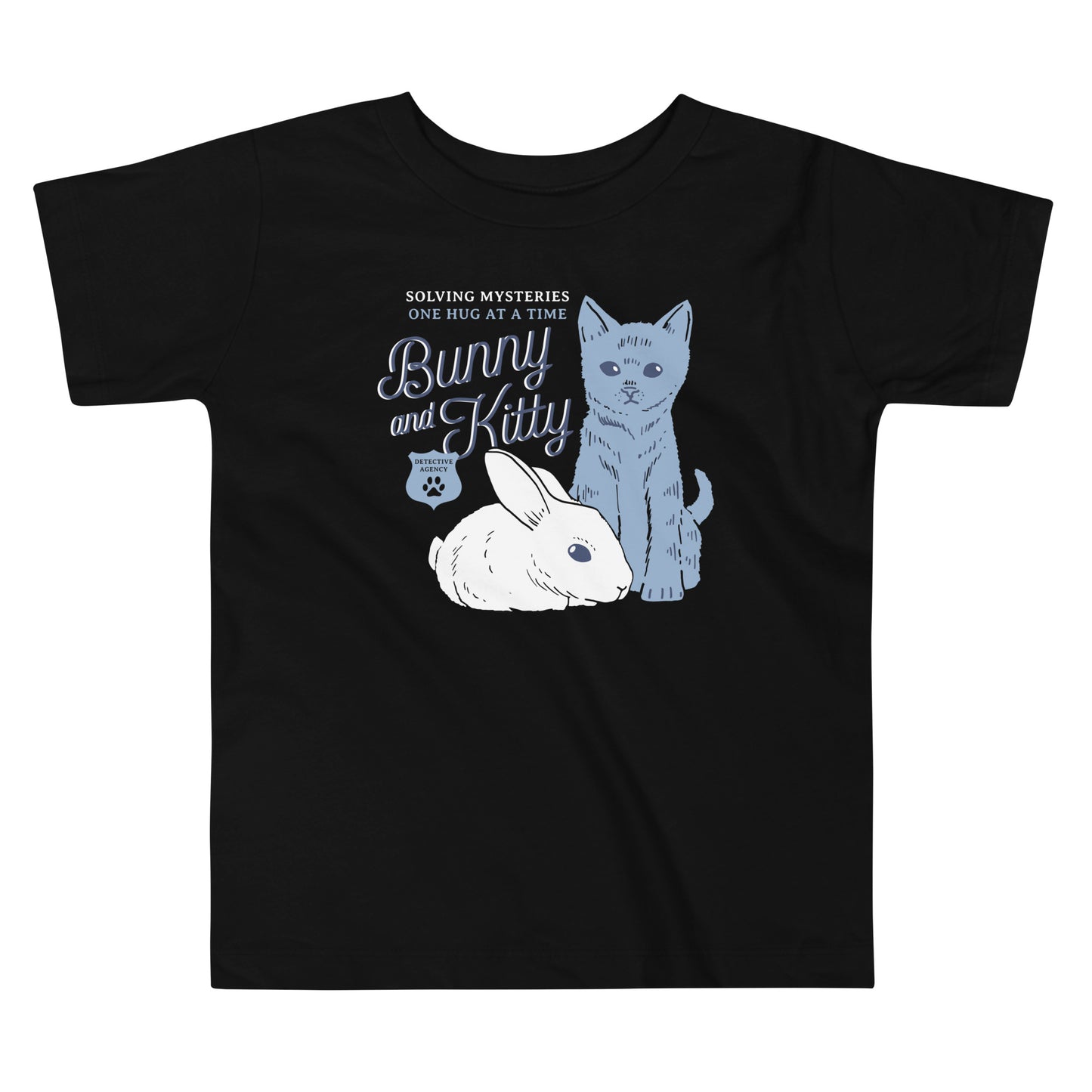 Bunny And Kitty Kid's Toddler Tee