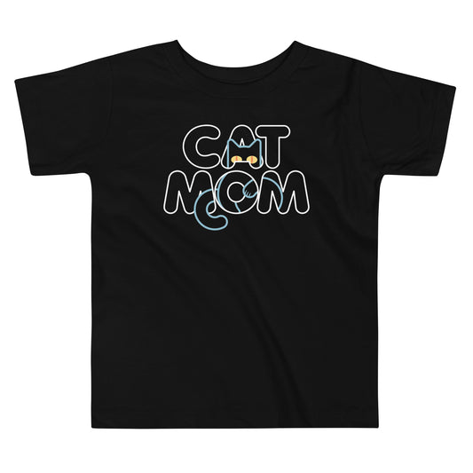 Cat Mom Kid's Toddler Tee