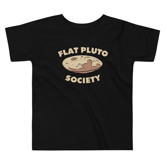 Flat Pluto Society Kid's Toddler Tee