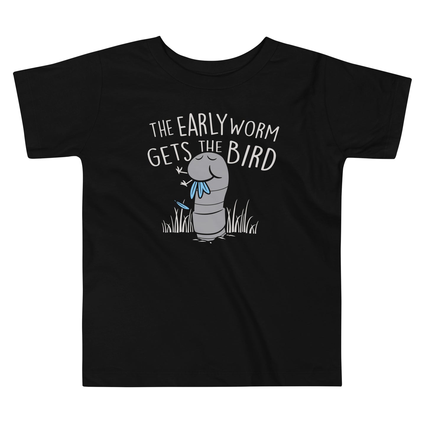 The Early Worm Gets The Bird Kid's Toddler Tee