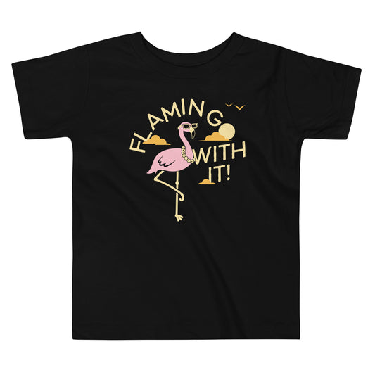 Flamingo With It Kid's Toddler Tee