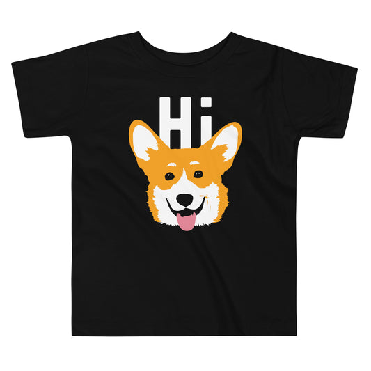 Hi Corgi Kid's Toddler Tee