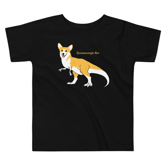 Tyrannocorgis Rex Kid's Toddler Tee