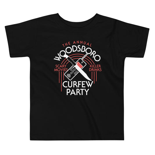 Woodsboro Curfew Party Kid's Toddler Tee