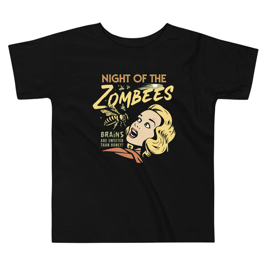 Night Of The Zombees Kid's Toddler Tee